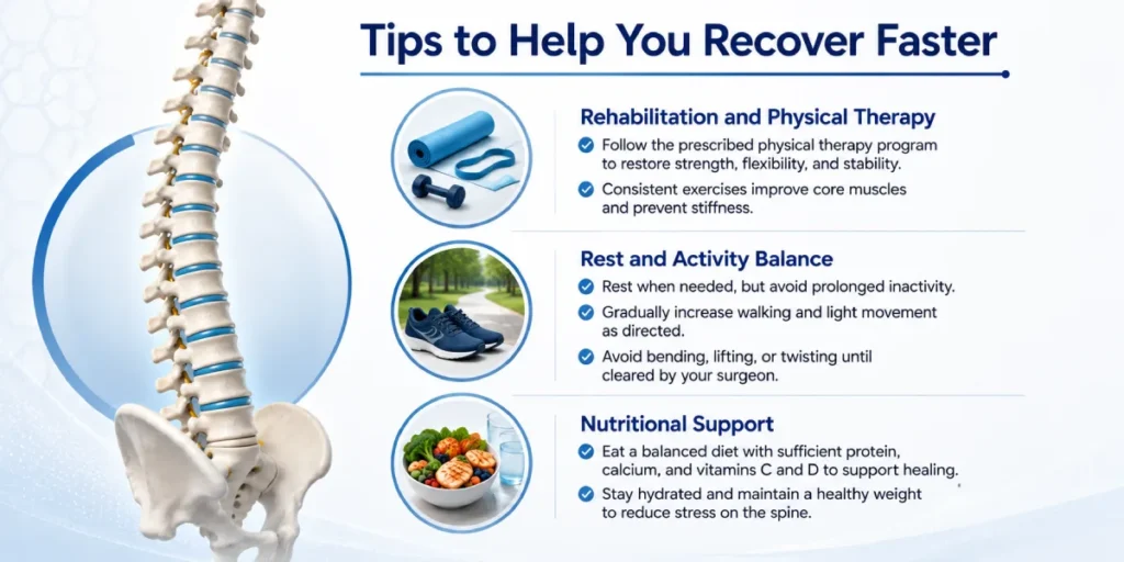 back surgery recovery tips