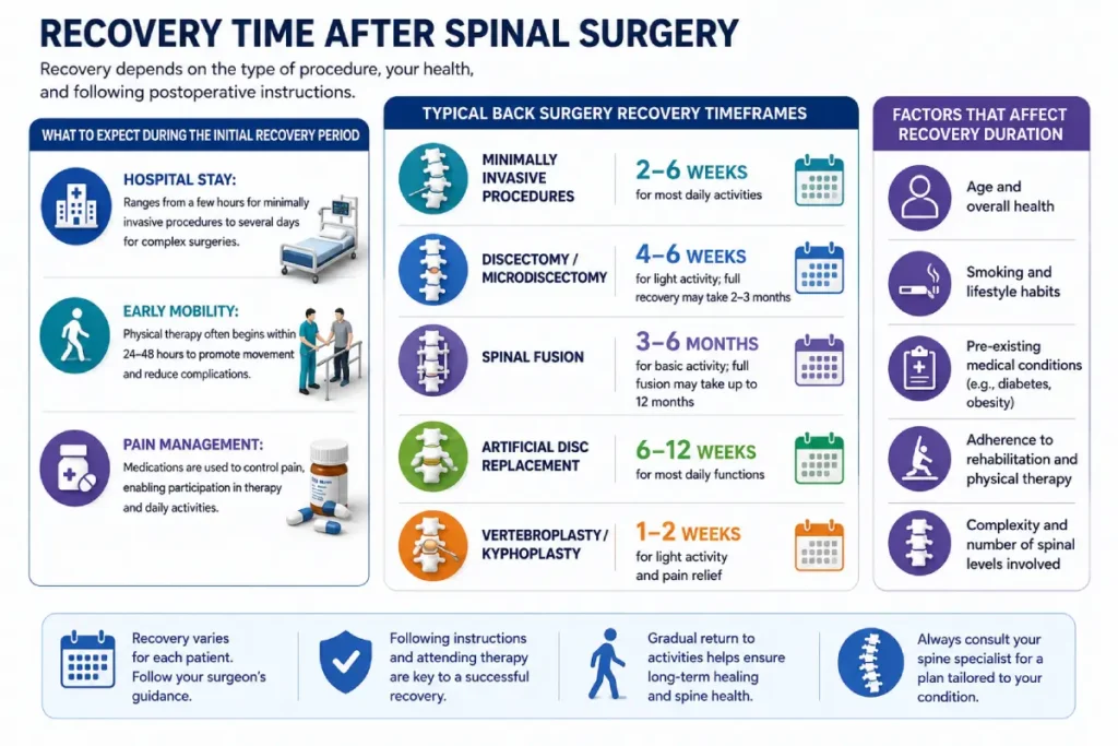 recovery from back surgery
