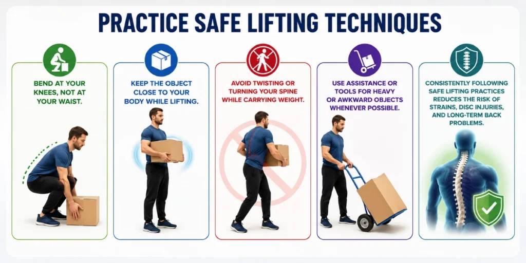 5 Daily Habits To Improve Spinal Health And Reduce Pain 1 how to lift safely to prevent back injuries