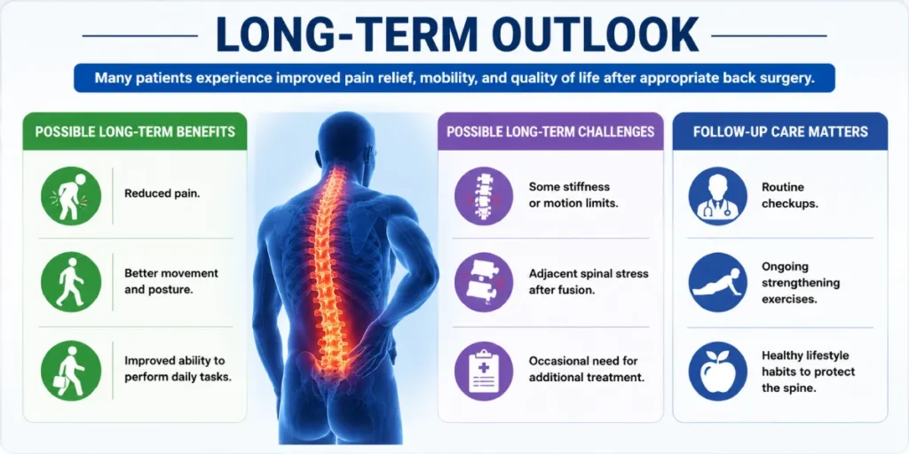 long-term outcomes after back surgery