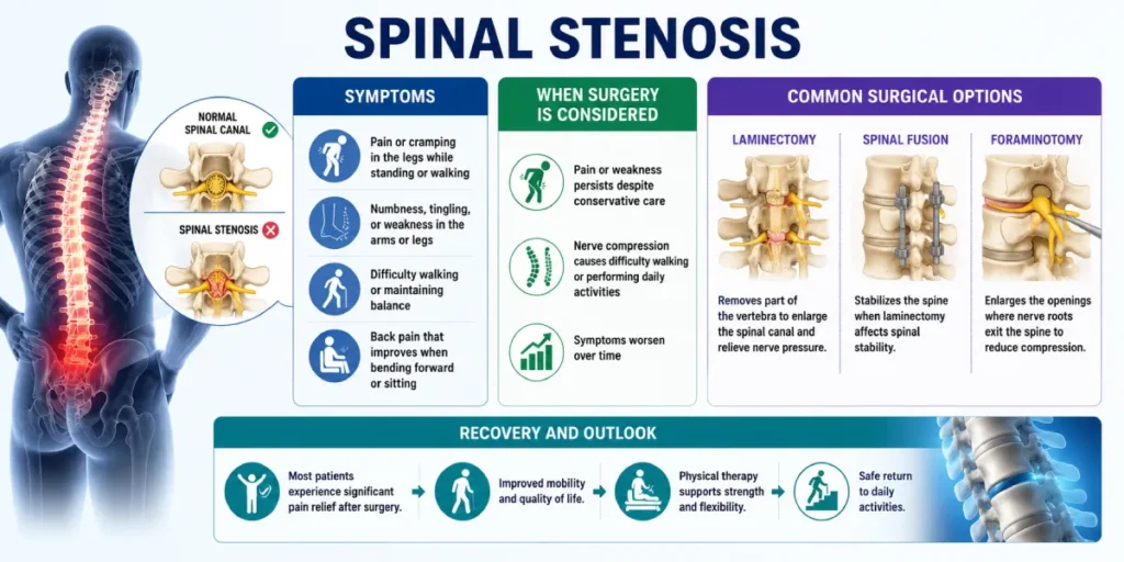 5 Most Common Spinal Conditions That Require Surgery 1 spinal stenosis
