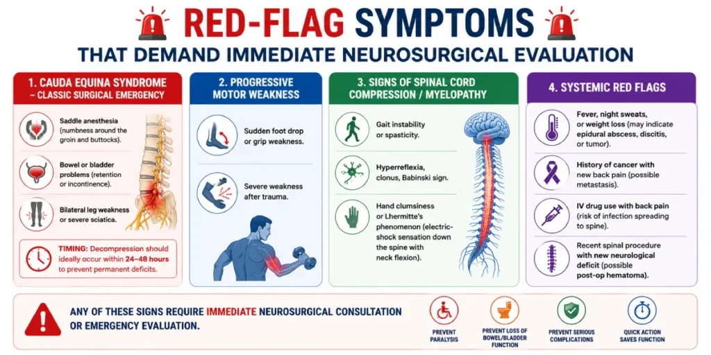 When To Consult A Neurosurgeon: A Comprehensive Guide 1 red-flag symptoms needing urgent neurosurgical care