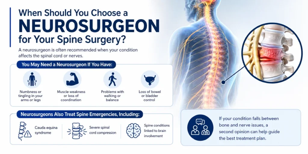neurosurgeon spine surgery