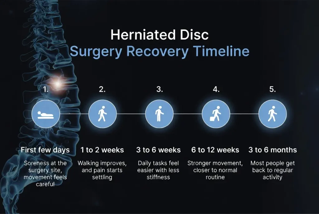 Herniated Disc Surgery Recovery Timeline