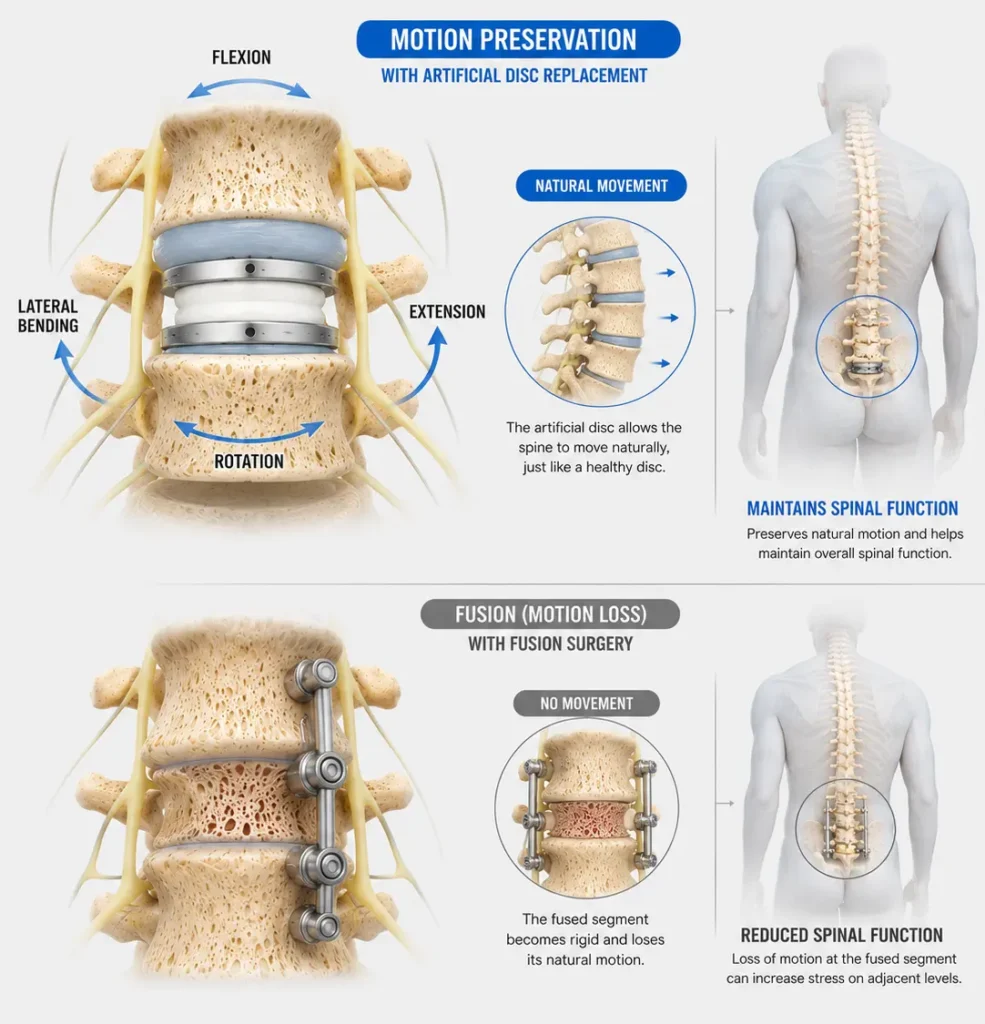 motion preservation and spinal function