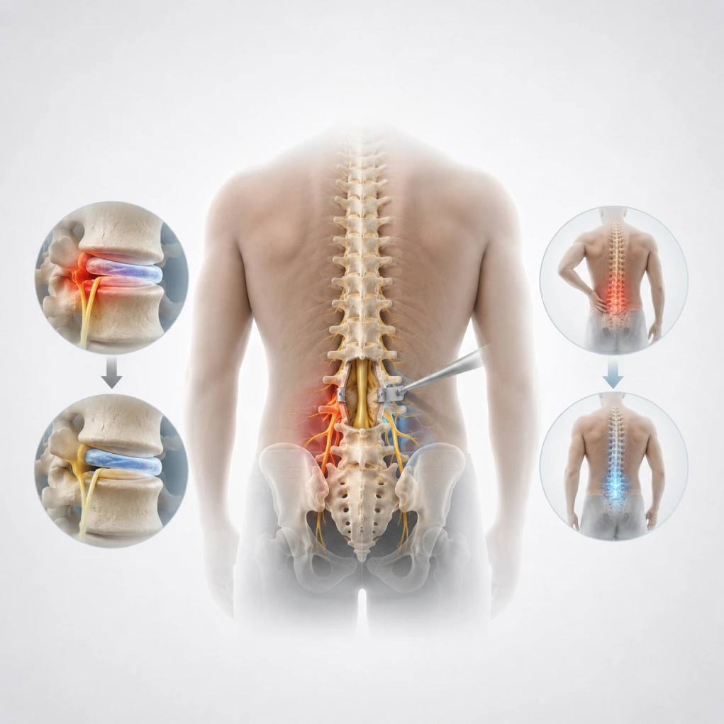 treating ongoing nerve compression