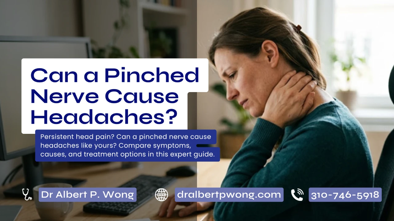 can a pinched nerve cause headaches