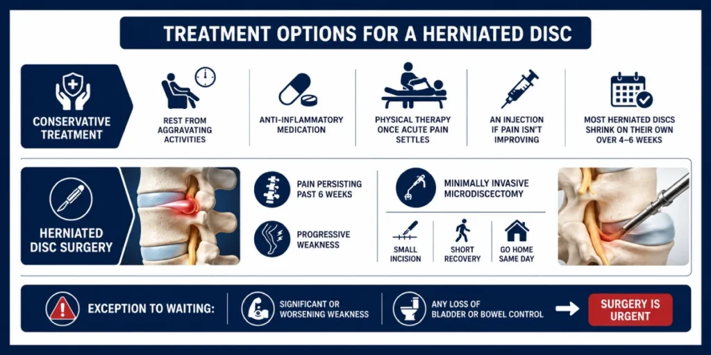 herniated disc vs spinal stenosis