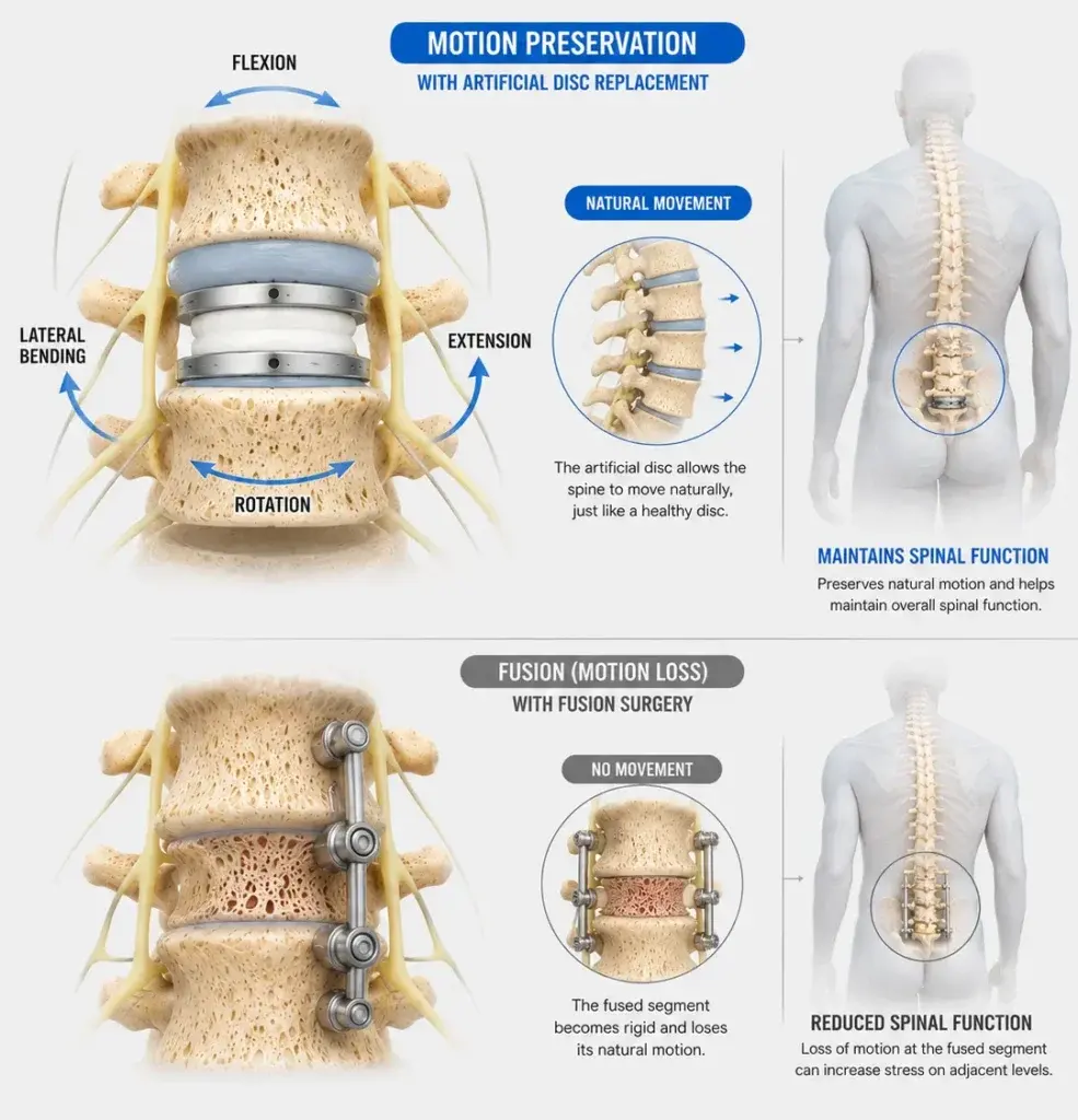 motion preservation and spinal function