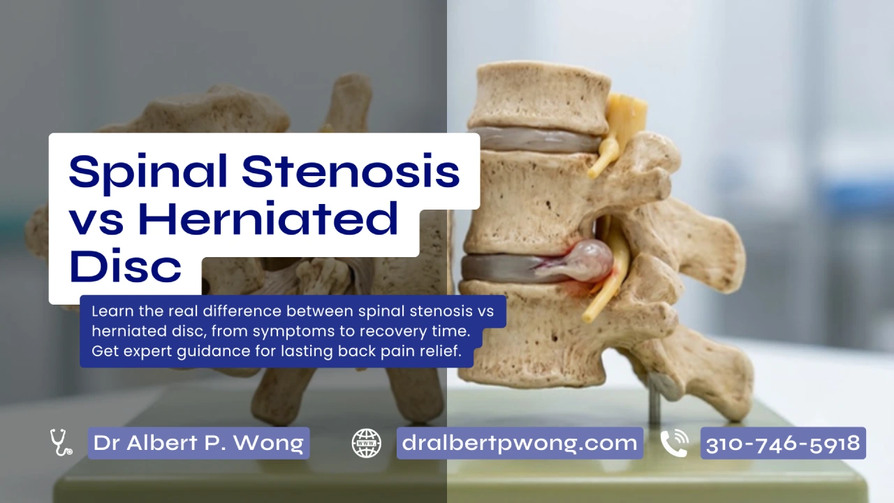 spinal stenosis vs herniated disc